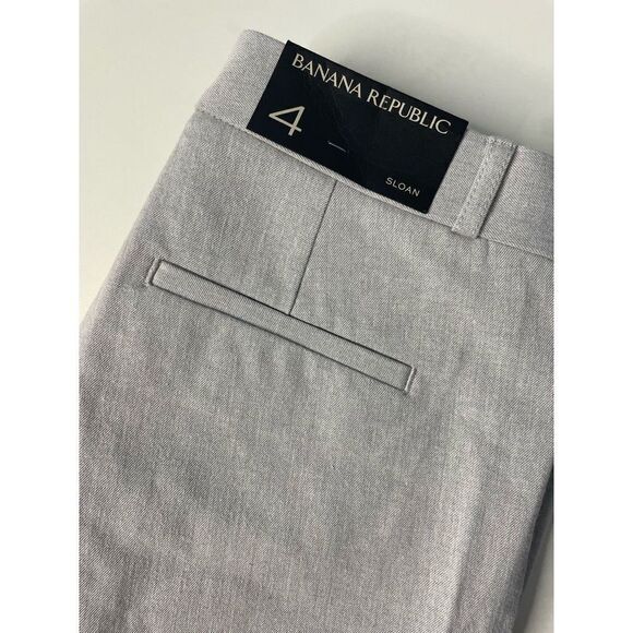 Banana Republic Sloan Dress Pant Grey Size 4 - Picture 5 of 6